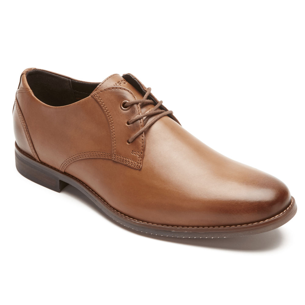 Sapatos Lace Ups Rockport Homem Marrom - Style Purpose Blucher - 82756YNIP